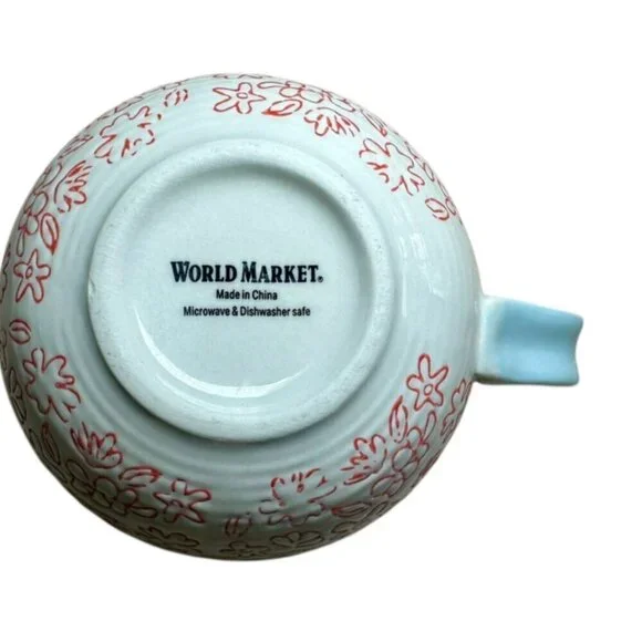 World Market Hand Painted Ceramic Mug - Picture 6 of 6